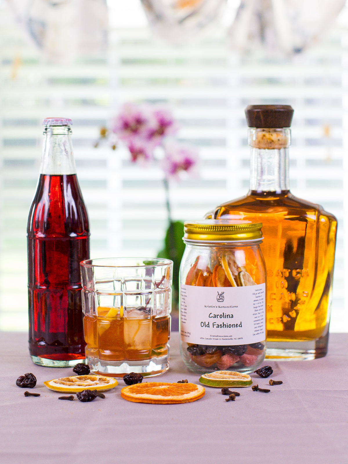 Old Fashioned Cocktail Kit – Handmade Infusion Gift Set for Whiskey Lovers