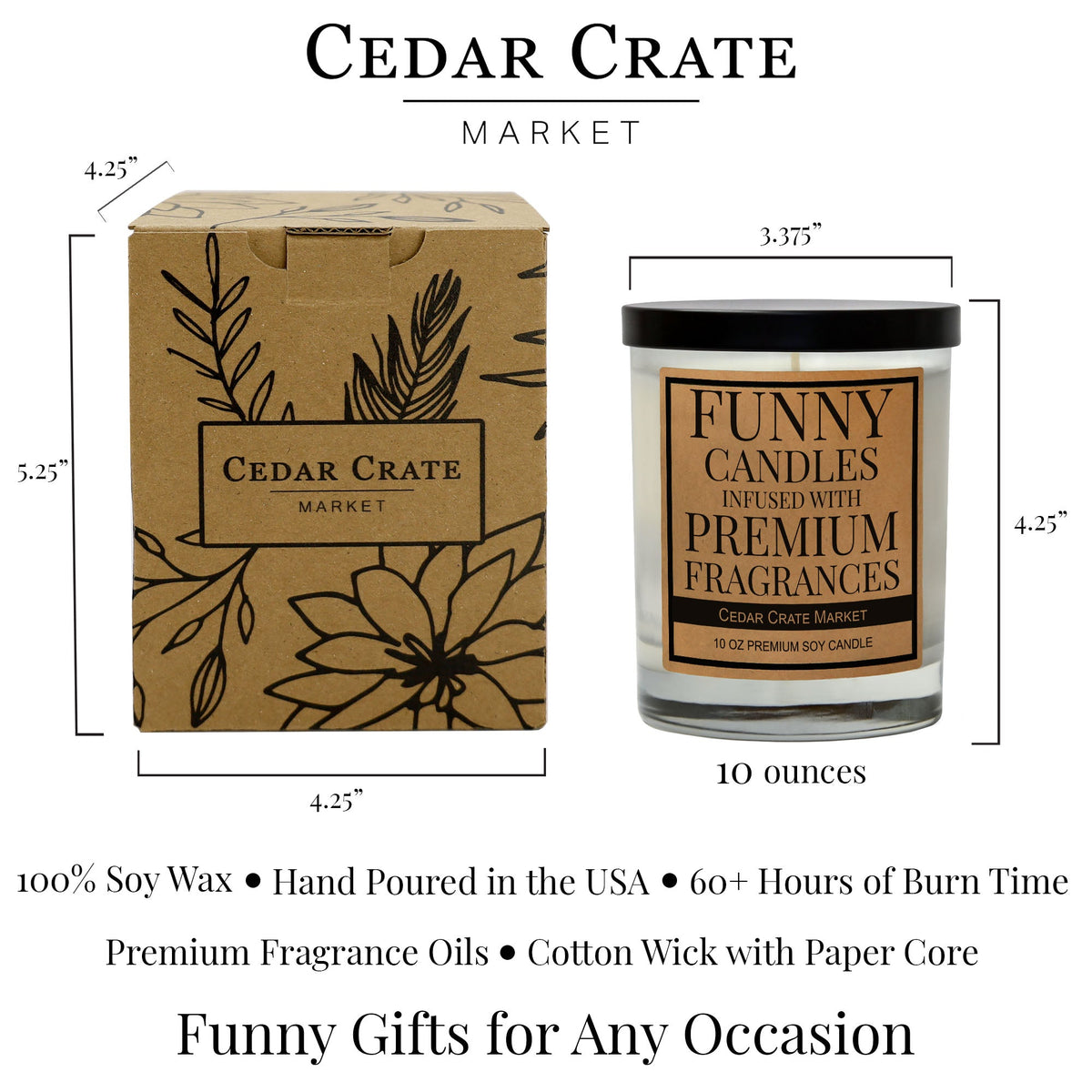 Best Friend Gifts - Girlfriends Are Just Therapists Candle