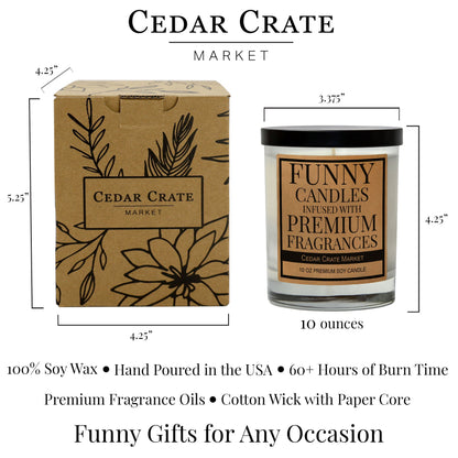 Best Friend Gifts - Girlfriends Are Just Therapists Candle