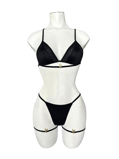 LINGERIE SET IN BLACK