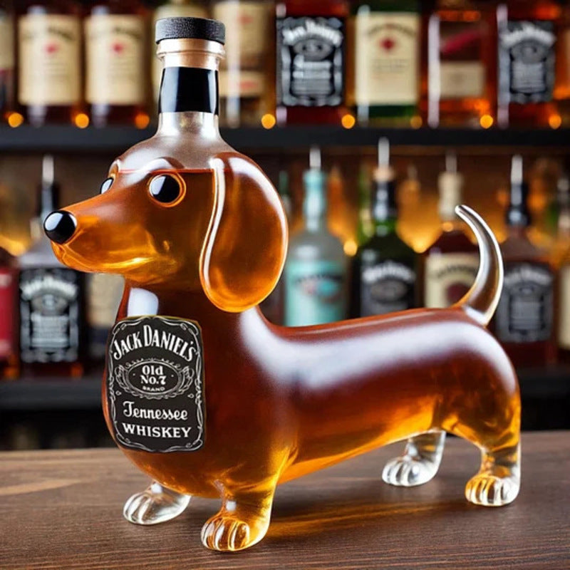 10Oz Funny Middle Finger Duck/Turtle/Dog Whisky Glass Decanter – Bar/Office/Home Decor.