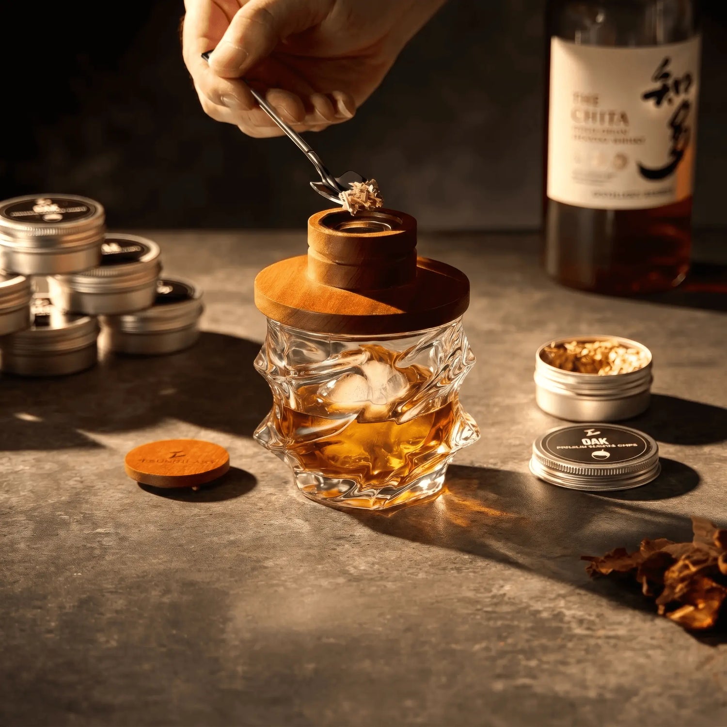 Tsuki Smoker Kit For Whisky &amp; Cocktail (Storm Bundle)