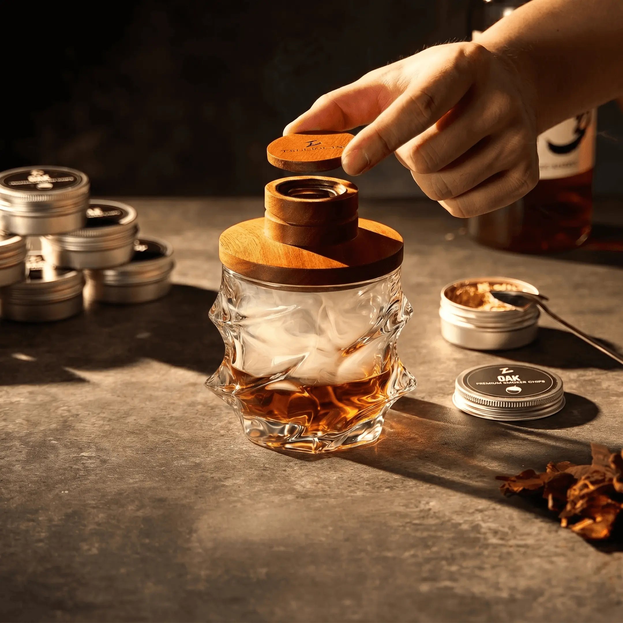 Tsuki Smoker Kit For Whisky &amp; Cocktail (Storm Bundle)