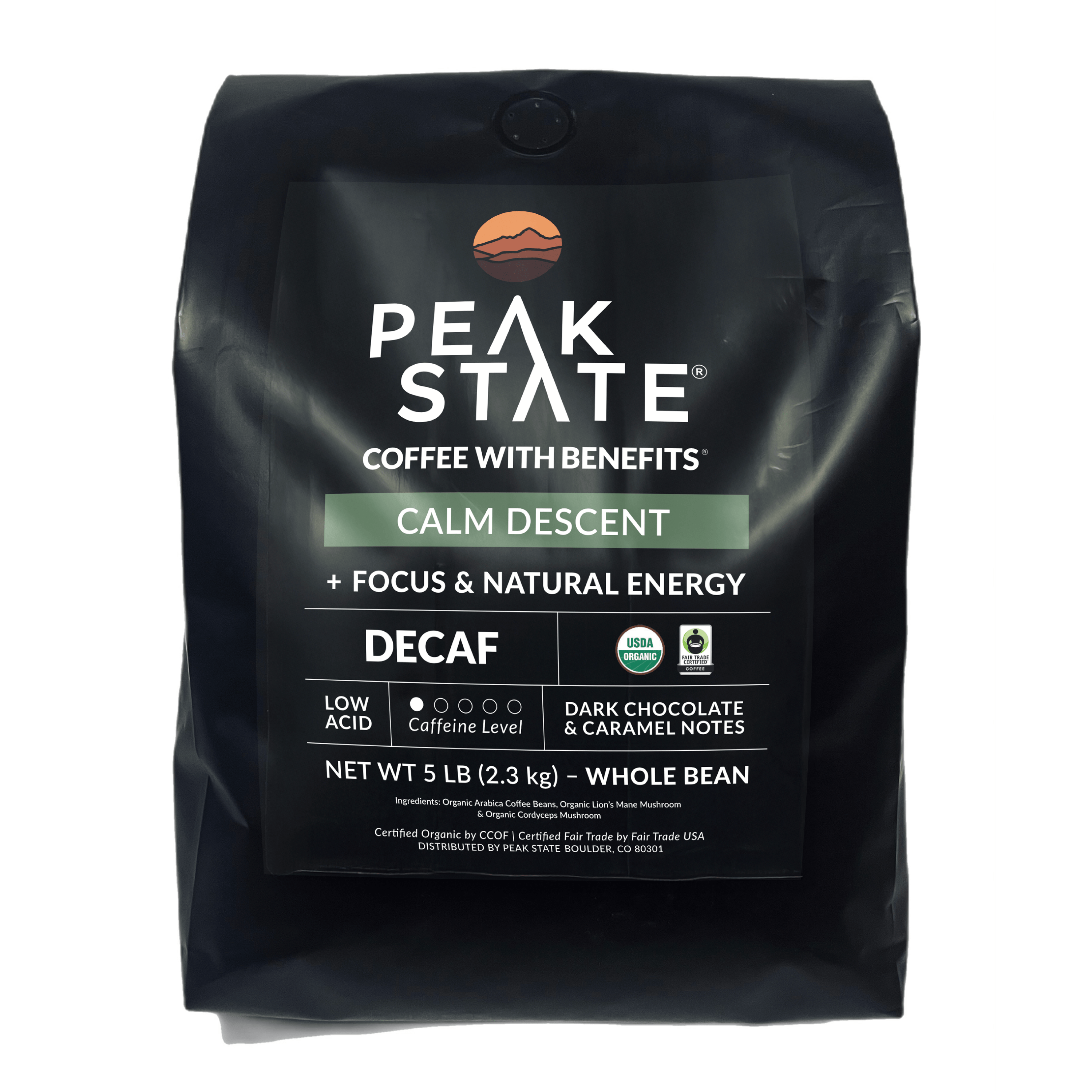 [FM] CALM DESCENT Water Process Decaf - 5lb Whole Bean