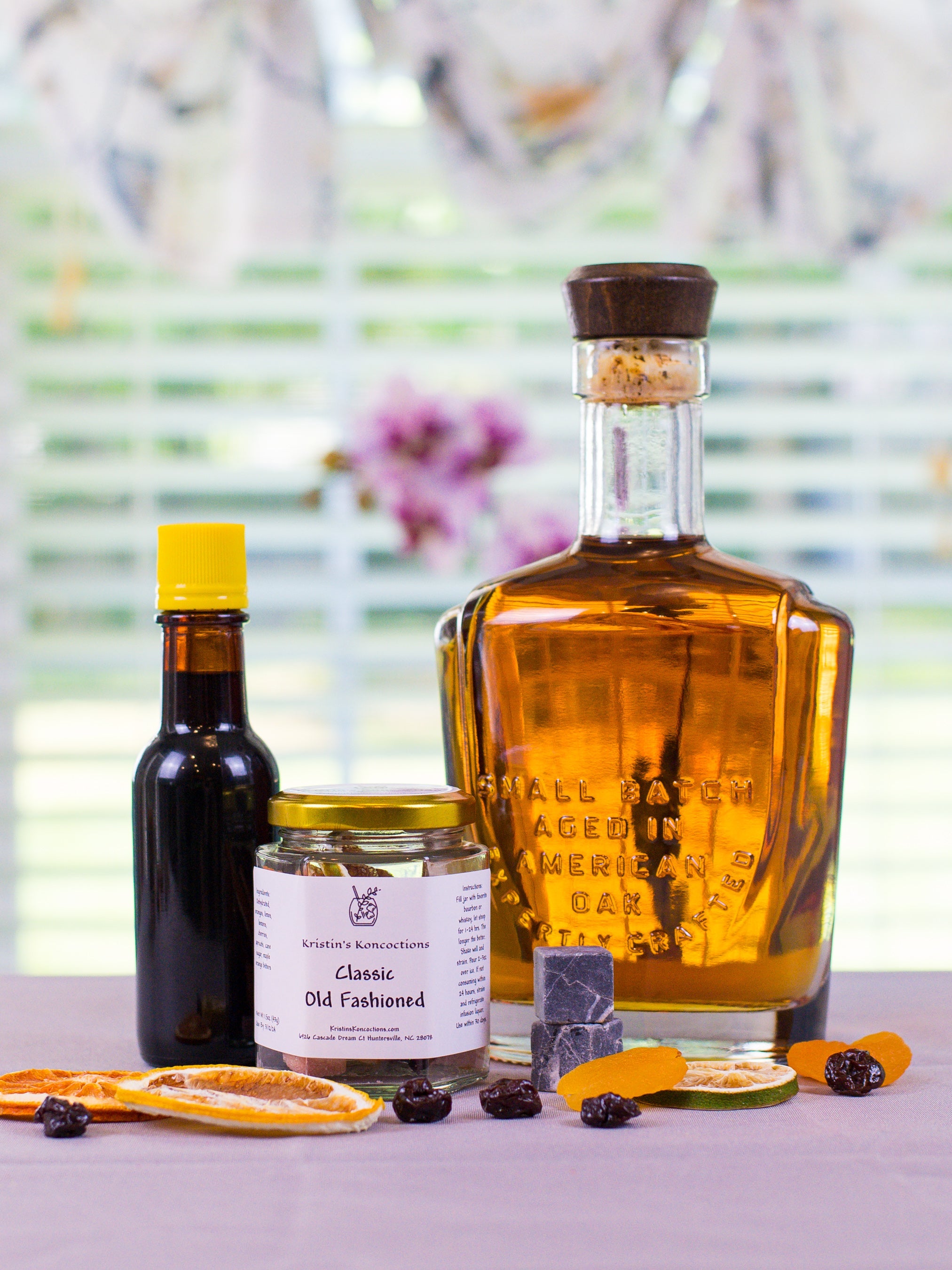 Old Fashioned Cocktail Kit – Handmade Infusion Gift Set for Whiskey Lovers