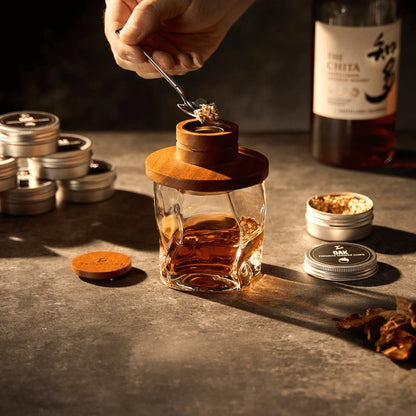 Tsuki Smoker Kit For Whisky &amp; Cocktails (With Torch)